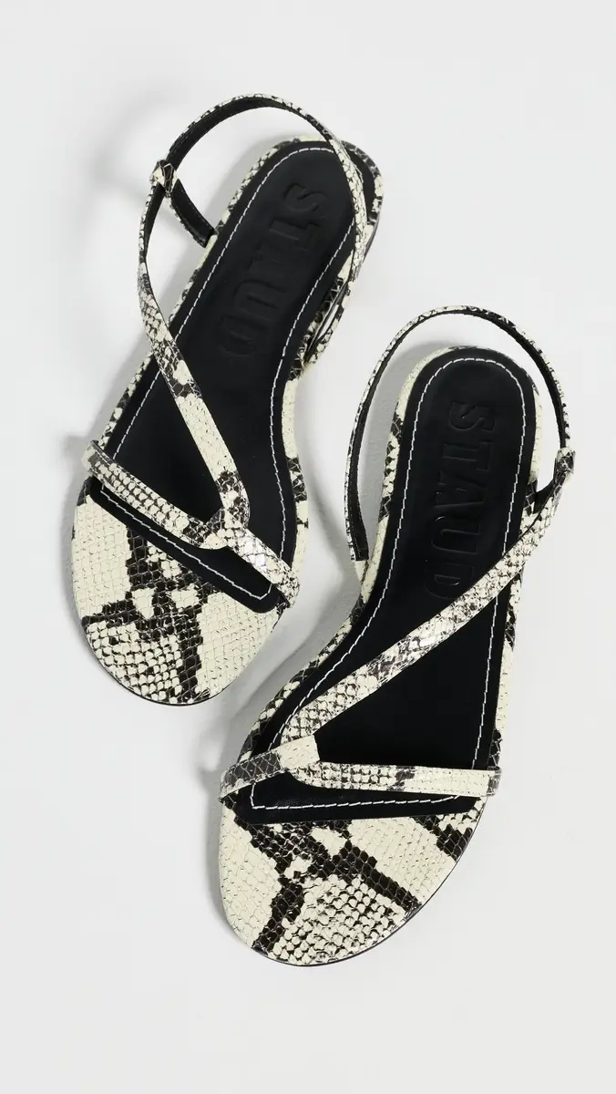 STAUD Louden Sandals White Snake | Thumbnail 5 STAUD Louden Sandals White Snake | Thumbnail 5