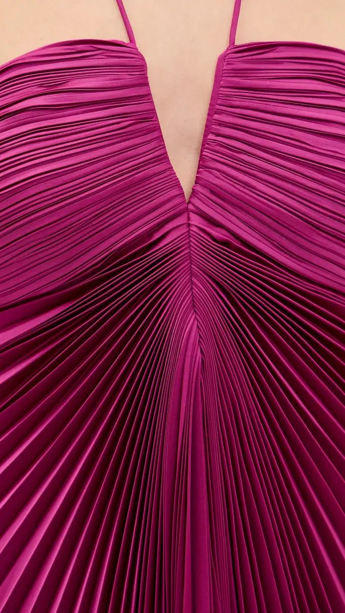 AMUR Ionea Pleated Gown Nectar | Thumbnail 6