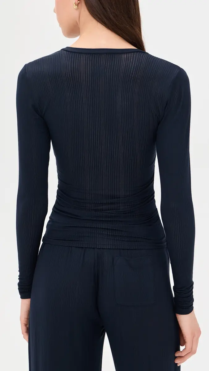 Negative Whipped Henley Top | Thumbnail 3 Negative Whipped Henley Top | Thumbnail 3
