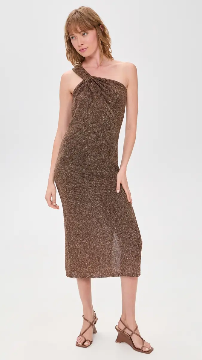 A.L.C. A. L.C. Mimi Dress ilk Chocolate | Thumbnail 2 A.L.C. A. L.C. Mimi Dress ilk Chocolate | Thumbnail 2