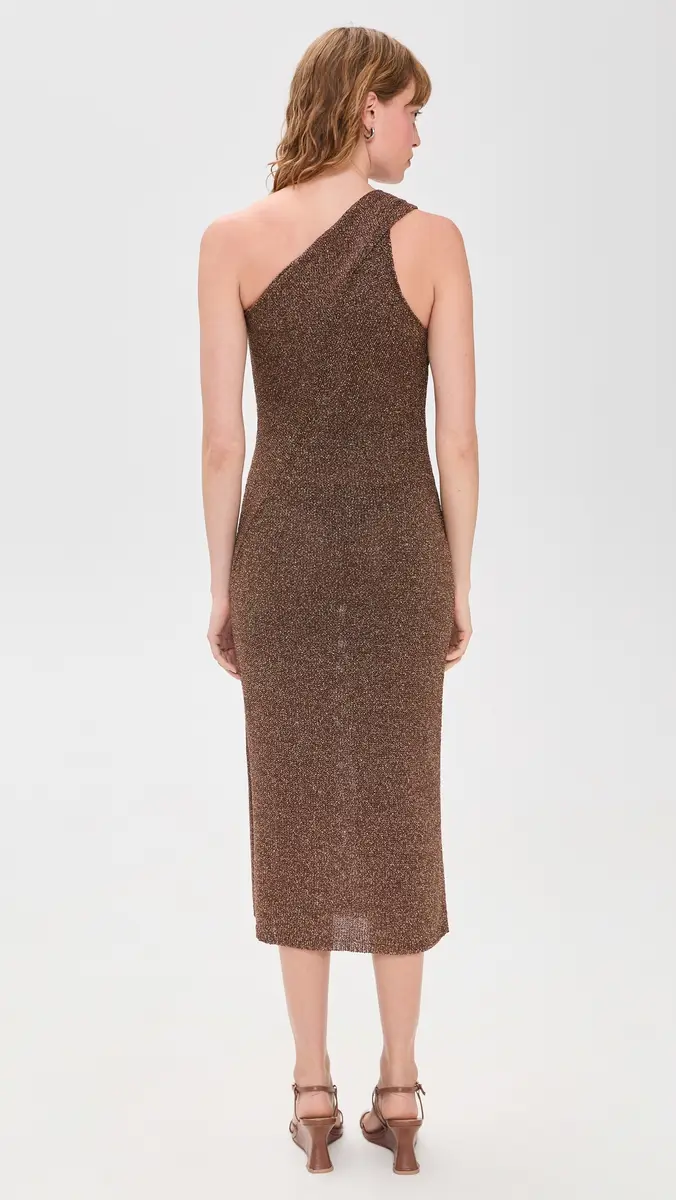 A.L.C. A. L.C. Mimi Dress ilk Chocolate | Thumbnail 3 A.L.C. A. L.C. Mimi Dress ilk Chocolate | Thumbnail 3