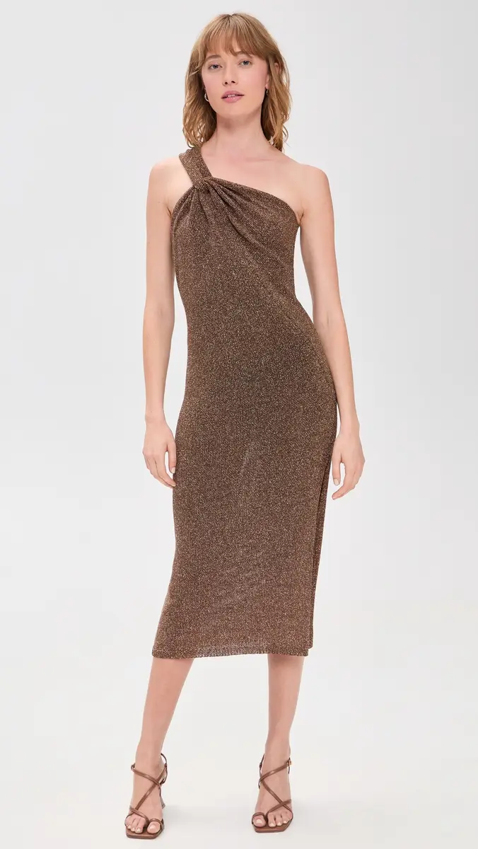 A.L.C. A. L.C. Mimi Dress ilk Chocolate | Thumbnail 5 A.L.C. A. L.C. Mimi Dress ilk Chocolate | Thumbnail 5