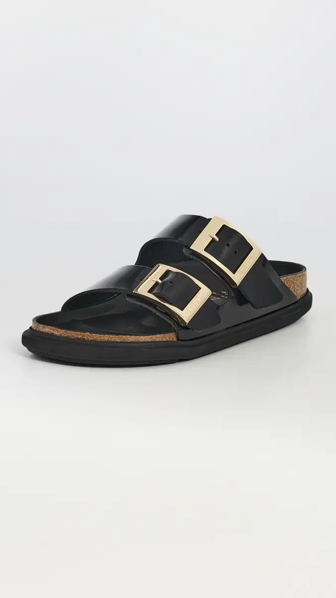 Birkenstock Arizona Droplet High Shine Sandals | Thumbnail 2 Birkenstock Arizona Droplet High Shine Sandals | Thumbnail 2
