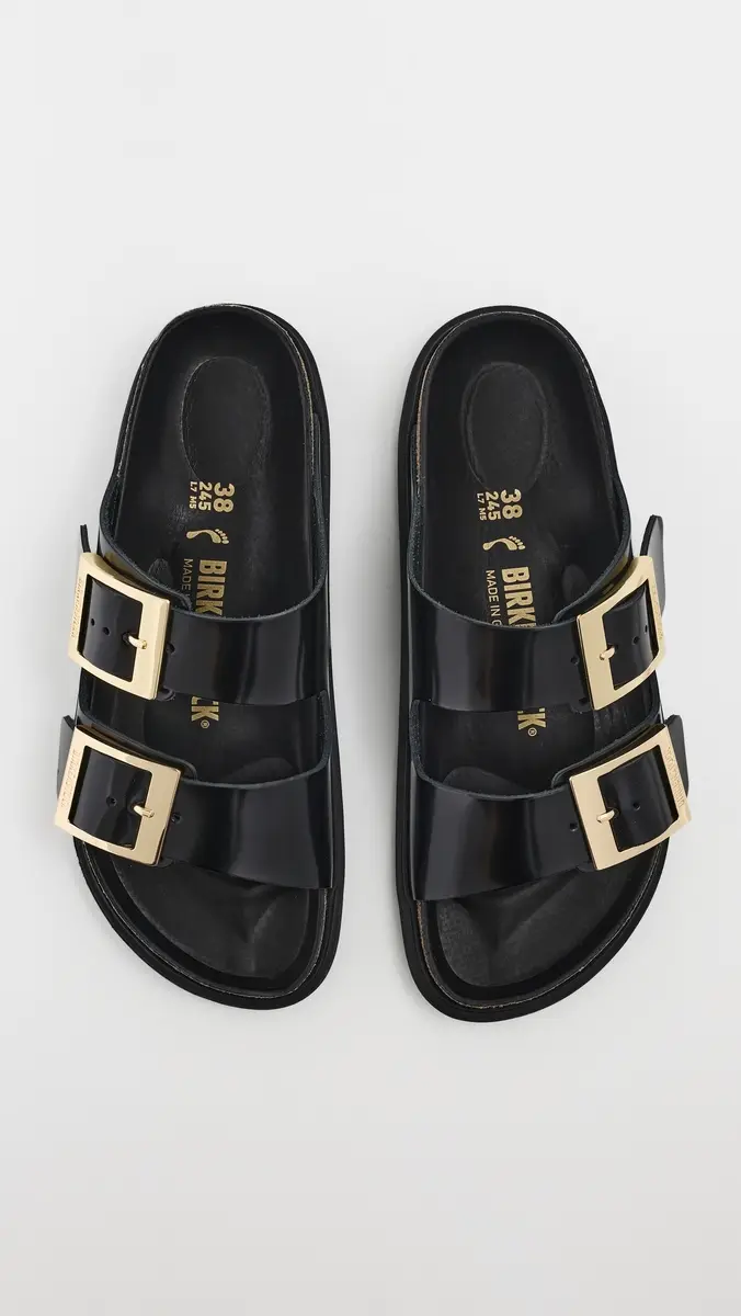 Birkenstock Arizona Droplet High Shine Sandals | Thumbnail 5 Birkenstock Arizona Droplet High Shine Sandals | Thumbnail 5