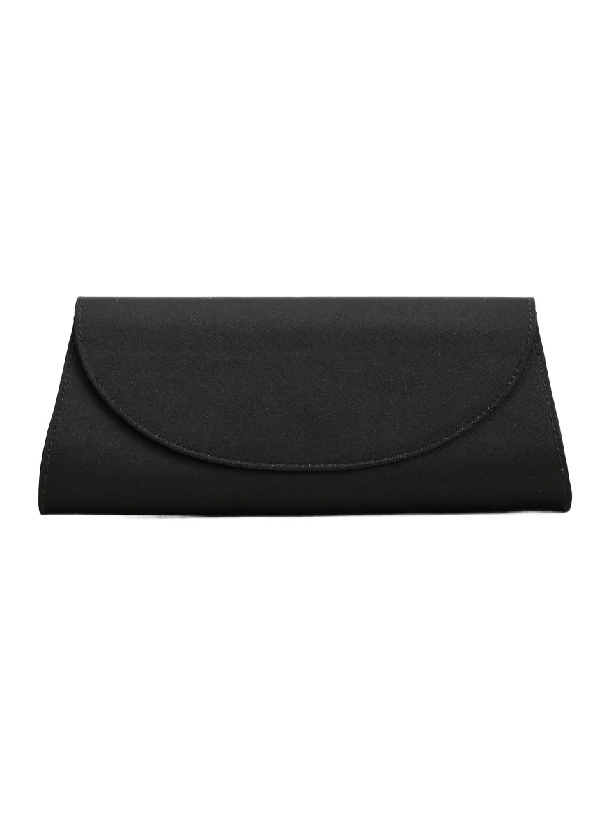 Hunting Season Opera Clutch in Satin Black
