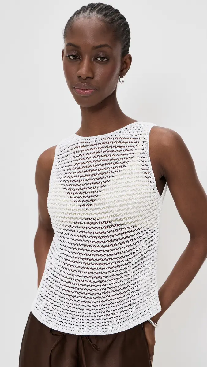 Vince Cotton Cord Tank Top | Thumbnail 2 Vince Cotton Cord Tank Top | Thumbnail 2