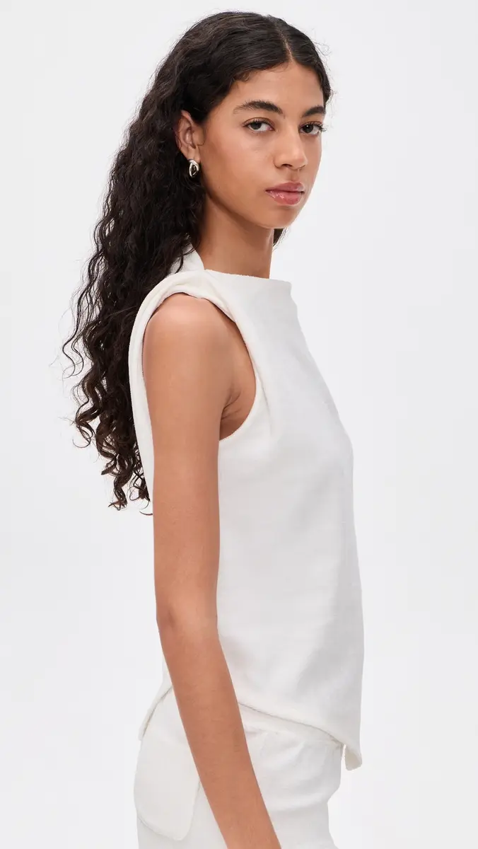 Cultnaked Billie Top In Blanc Terry White | Thumbnail 4 Cultnaked Billie Top In Blanc Terry White | Thumbnail 4