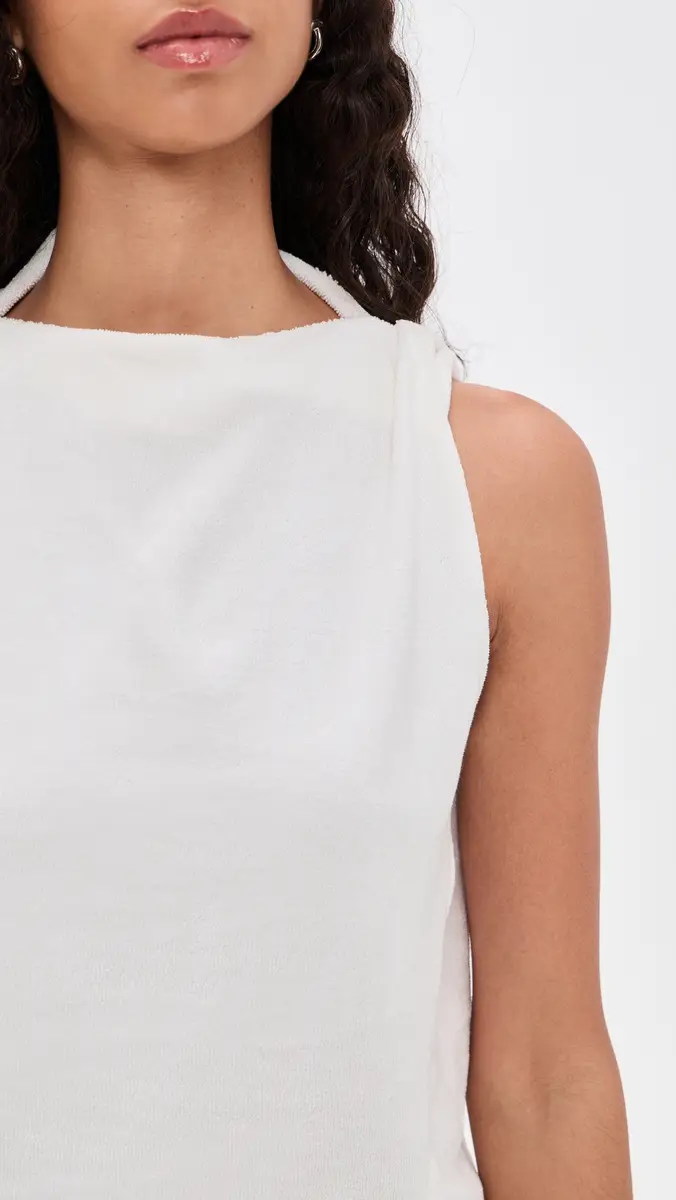 Cultnaked Billie Top In Blanc Terry White | Thumbnail 6 Cultnaked Billie Top In Blanc Terry White | Thumbnail 6
