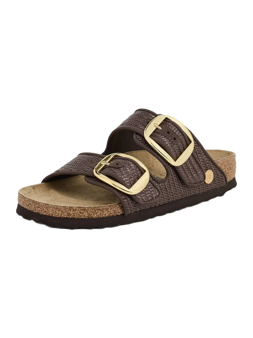Birkenstock Arizona Big Buckle Raffia Sandals