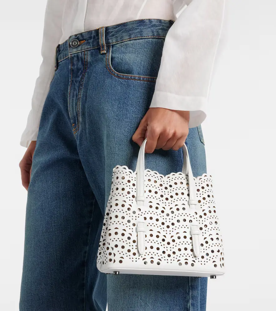 Alaïa Alaïa Le Mina 20 New Vienne leather tote bag | Thumbnail 4