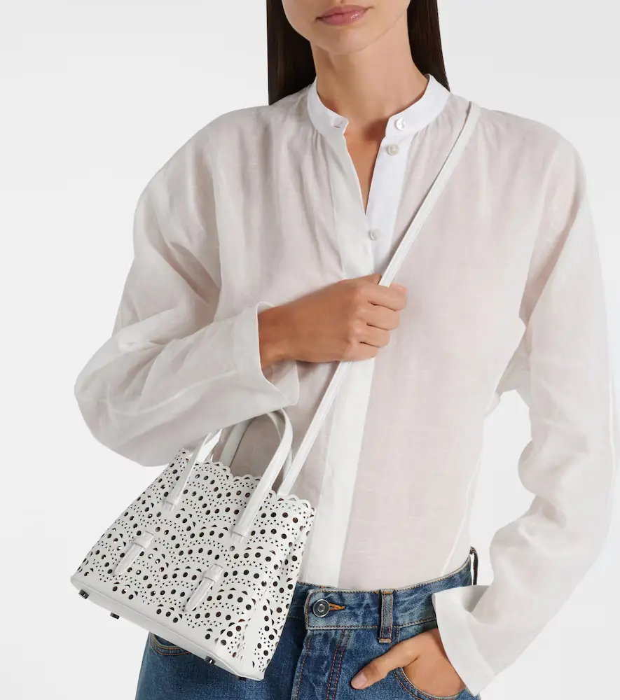 Alaïa Alaïa Le Mina 20 New Vienne leather tote bag | Thumbnail 5
