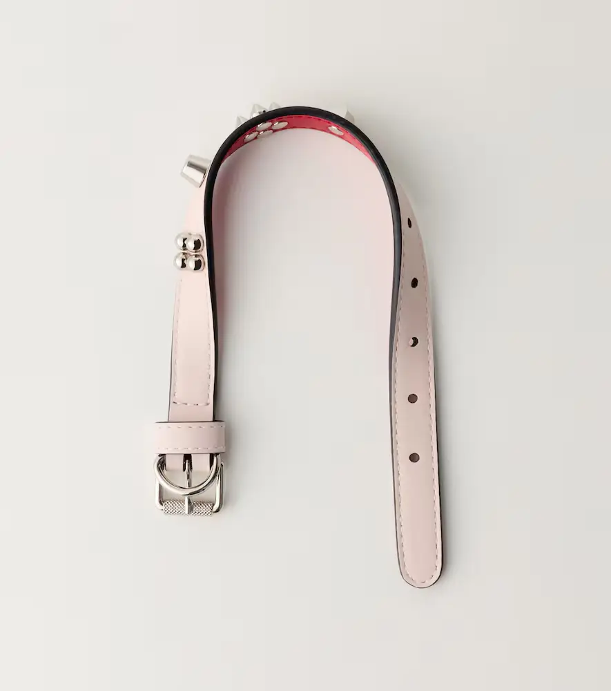 Christian Louboutin Loubicollar Small leather dog collar | Thumbnail 2