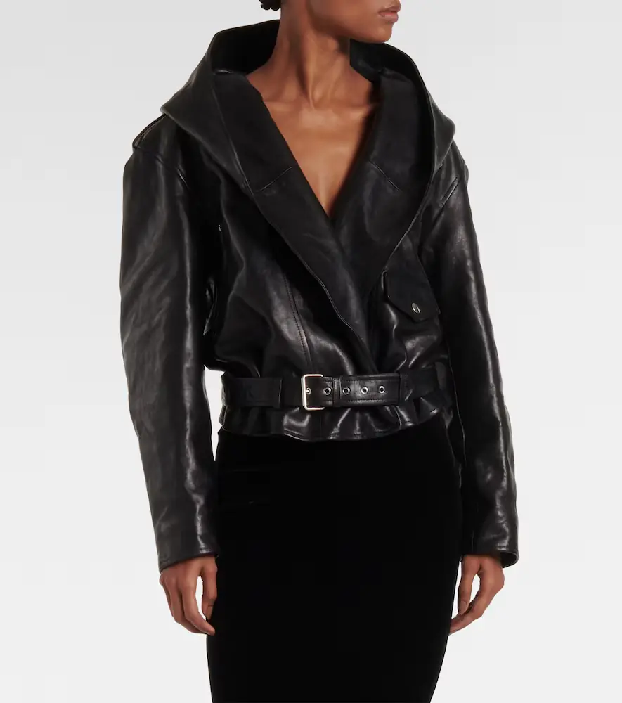 Alaïa Alaïa Biker leather jacket | Thumbnail 4 Alaïa Alaïa Biker leather jacket | Thumbnail 4