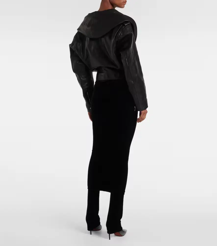 Alaïa Alaïa Biker leather jacket | Thumbnail 6 Alaïa Alaïa Biker leather jacket | Thumbnail 6