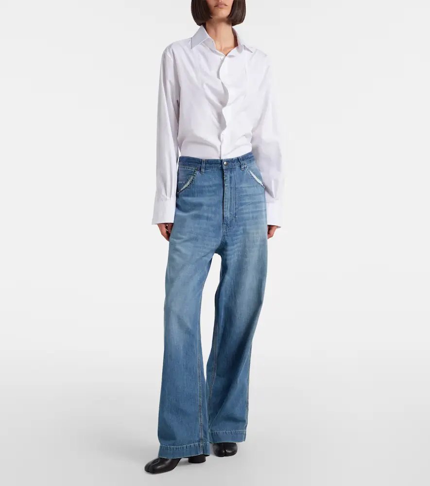 Maison Margiela Distressed wide-leg jeans | Thumbnail 2 Maison Margiela Distressed wide-leg jeans | Thumbnail 2