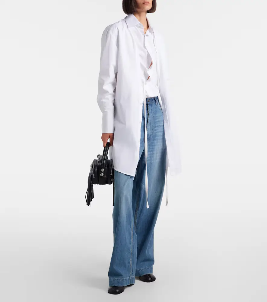 Maison Margiela Distressed wide-leg jeans | Thumbnail 3 Maison Margiela Distressed wide-leg jeans | Thumbnail 3