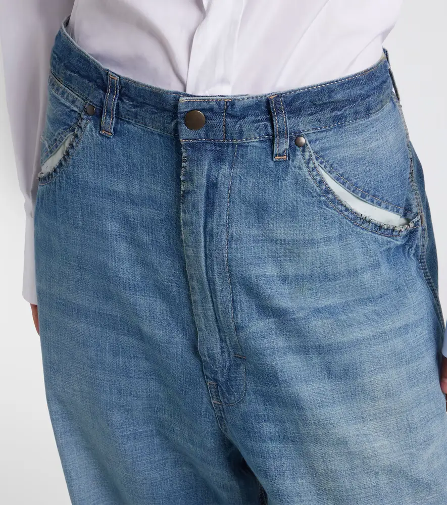 Maison Margiela Distressed wide-leg jeans | Thumbnail 6 Maison Margiela Distressed wide-leg jeans | Thumbnail 6