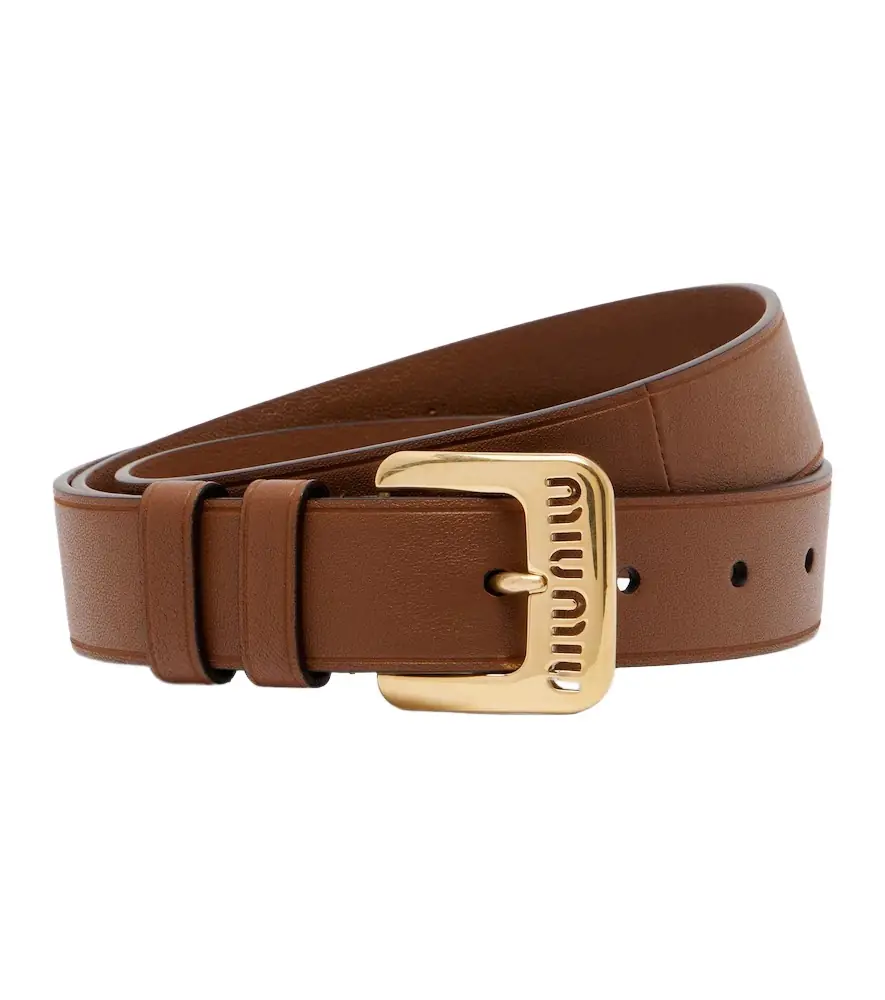 Leather belt
