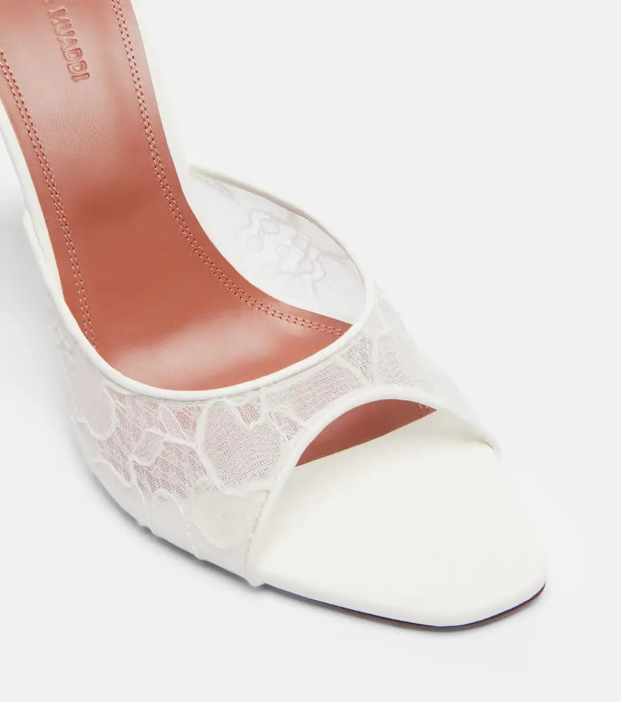 Amina Muaddi Alexa lace mules | Thumbnail 2