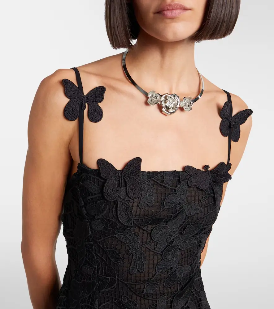BLUMARINE Embroidered lace minidress | Thumbnail 2 BLUMARINE Embroidered lace minidress | Thumbnail 2