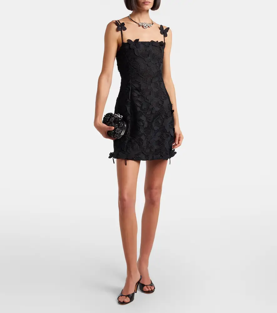 BLUMARINE Embroidered lace minidress | Thumbnail 4 BLUMARINE Embroidered lace minidress | Thumbnail 4