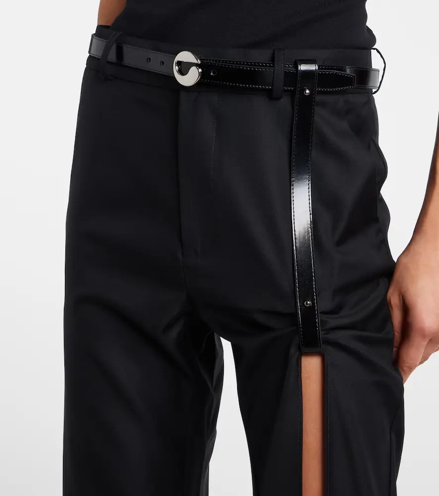Coperni Suspended belted cutout straight jeans | Thumbnail 2 Coperni Suspended belted cutout straight jeans | Thumbnail 2