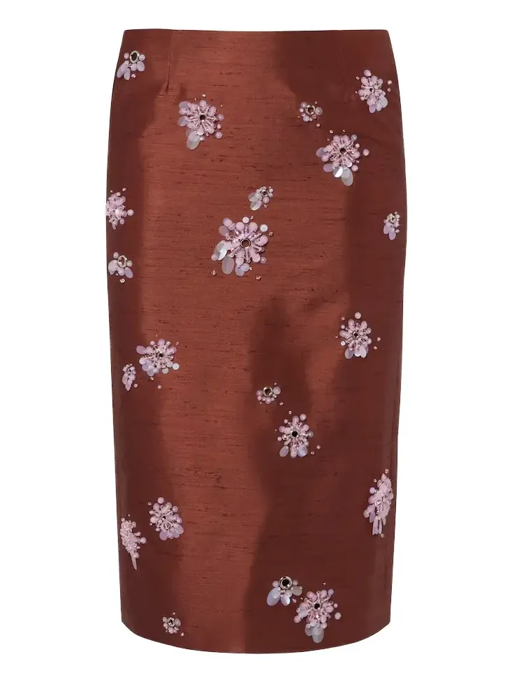 Embellished slip skirt Embellished slip skirt
