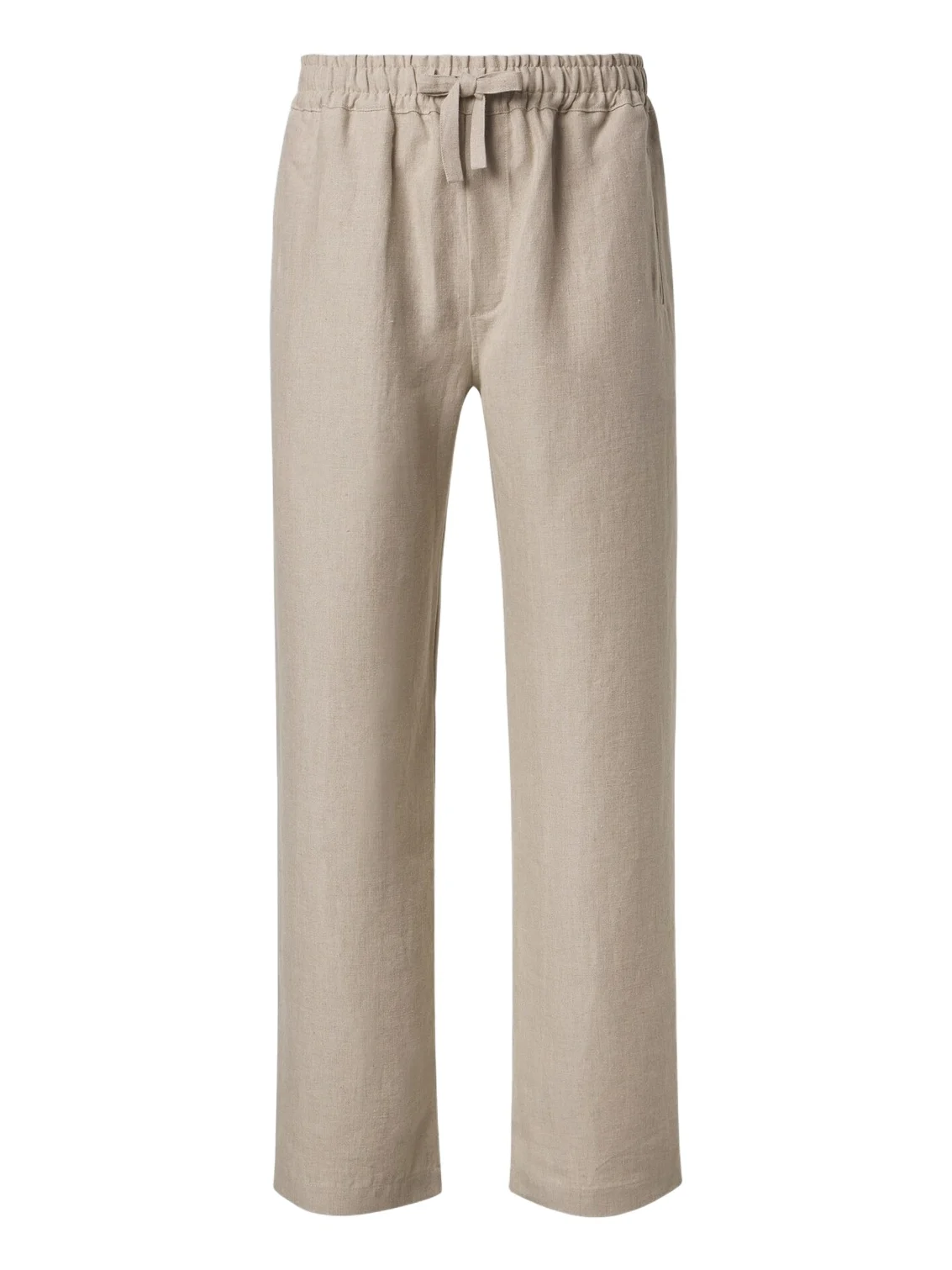 Linen wide-leg pants