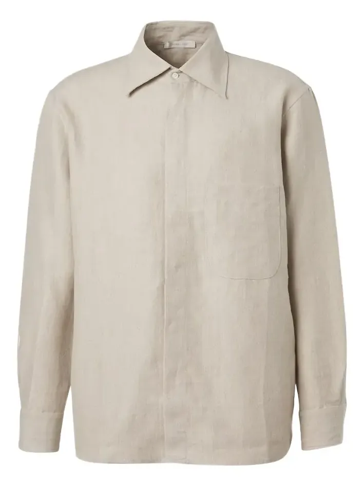 Linen overshirt