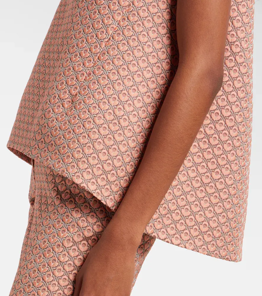 La DoubleJ La Scala floral jacquard top | Thumbnail 2 La DoubleJ La Scala floral jacquard top | Thumbnail 2
