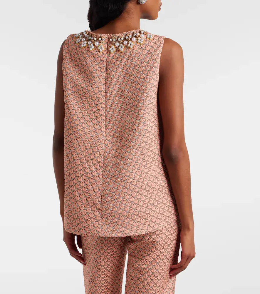 La DoubleJ La Scala floral jacquard top | Thumbnail 5 La DoubleJ La Scala floral jacquard top | Thumbnail 5
