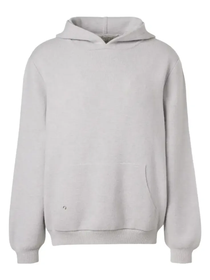 God’s True Cashmere Cashmere hoodie with quartz