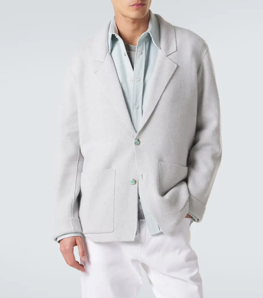 God’s True Cashmere Cashmere blazer with amethyst | Thumbnail 2