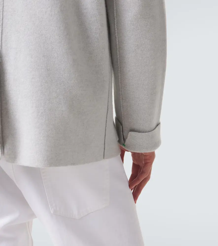 God’s True Cashmere Cashmere blazer with amethyst | Thumbnail 3