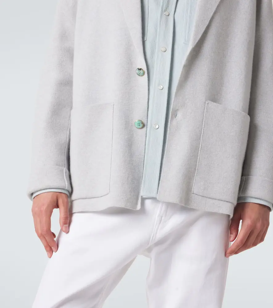 God’s True Cashmere Cashmere blazer with amethyst | Thumbnail 5