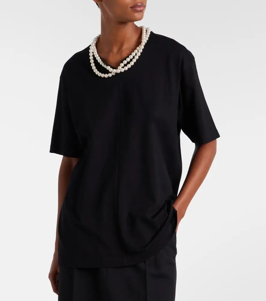 Junya Watanabe Oversized embellished cotton T-shirt | Thumbnail 4 Junya Watanabe Oversized embellished cotton T-shirt | Thumbnail 4