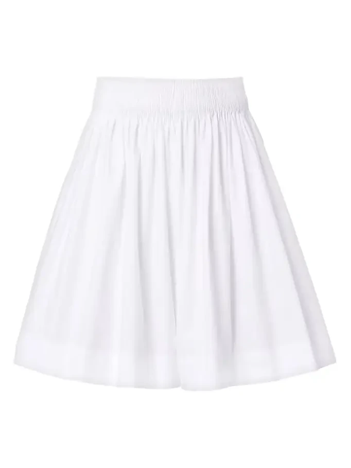 Aissa cotton poplin Bermuda shorts