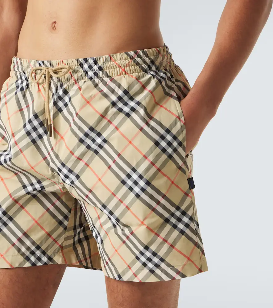 Burberry Check swim trunks | Thumbnail 3 Burberry Check swim trunks | Thumbnail 3