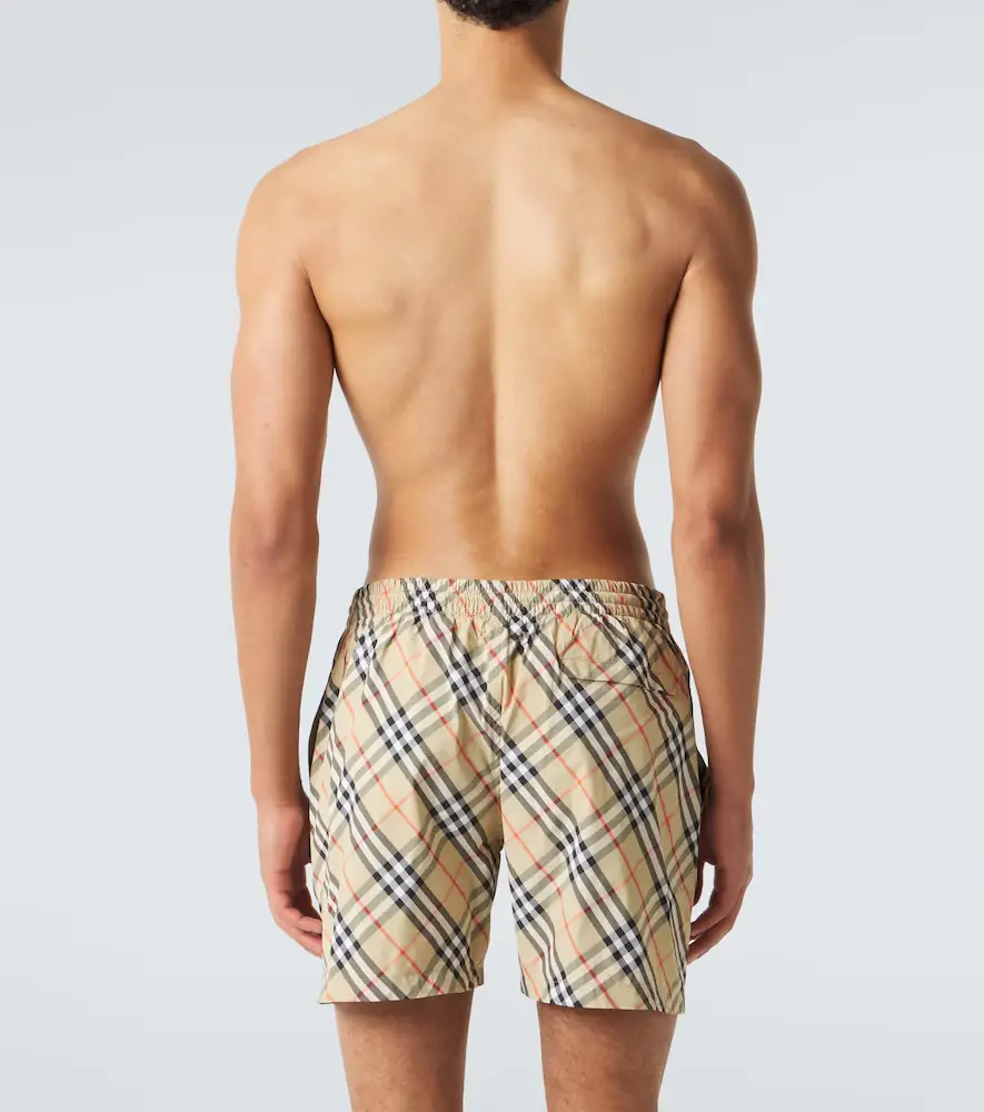 Burberry Check swim trunks | Thumbnail 4 Burberry Check swim trunks | Thumbnail 4