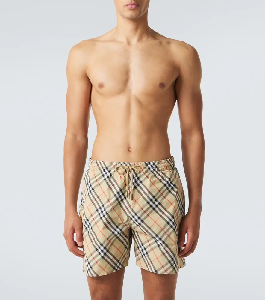 Burberry Check swim trunks | Thumbnail 5 Burberry Check swim trunks | Thumbnail 5