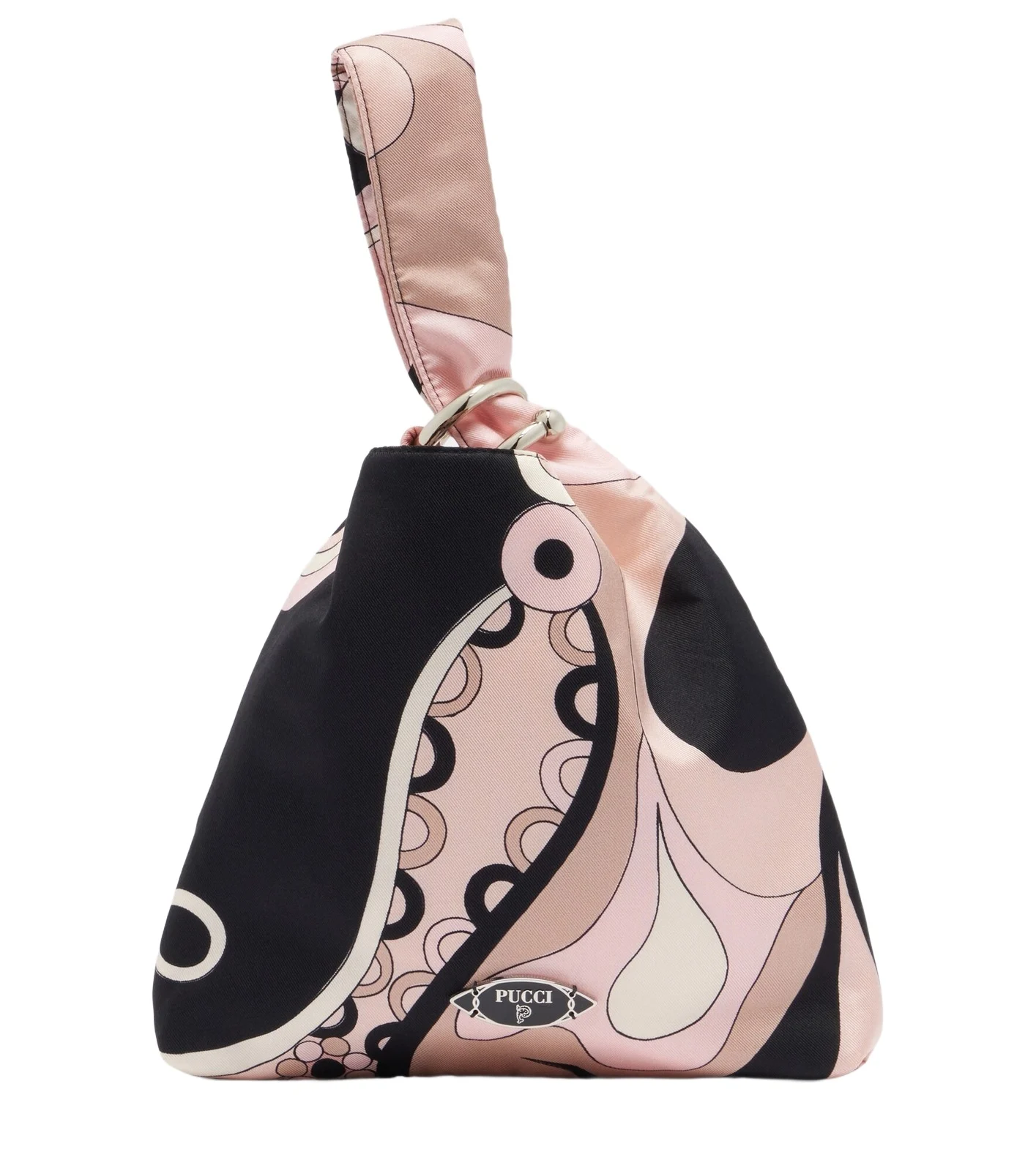 PUCCI Emilio Orchidee silk twill top-handle bag