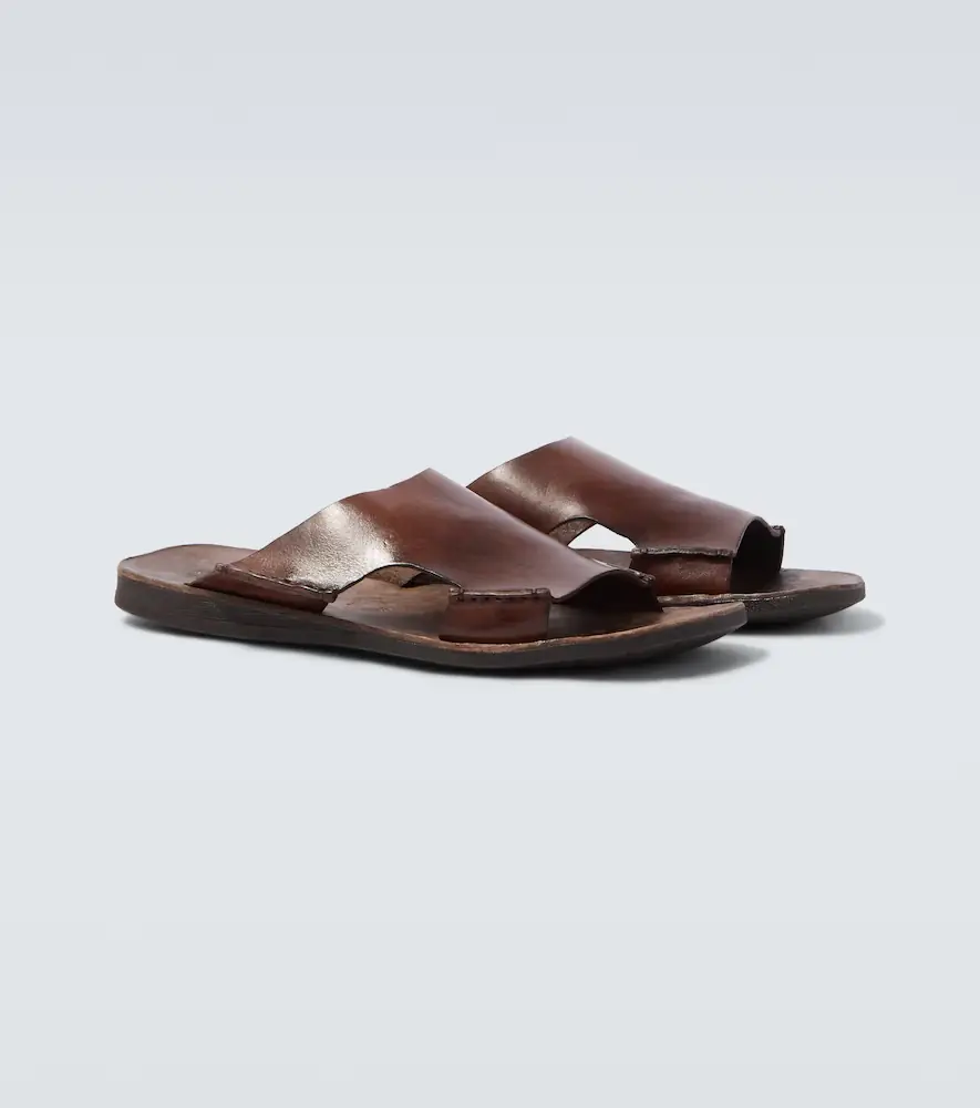 Sabah Lido leather slides | Thumbnail 2 Sabah Lido leather slides | Thumbnail 2