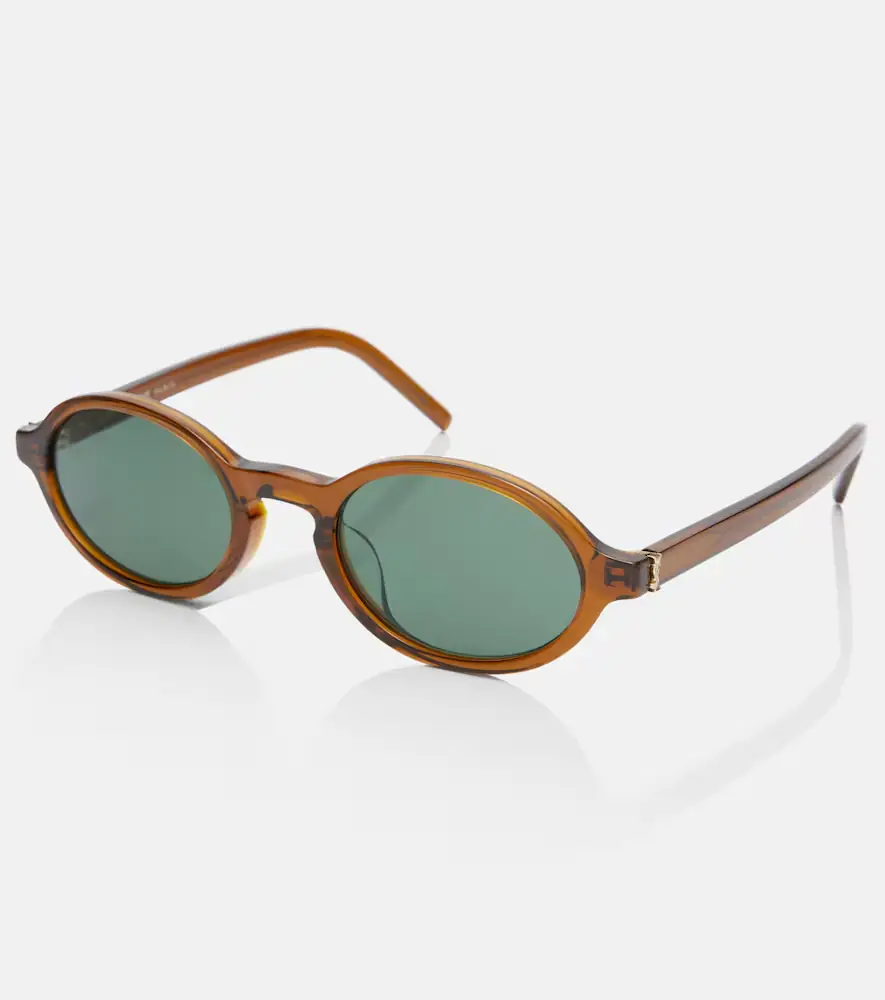 Saint Laurent Monogram oval sunglasses | Thumbnail 3