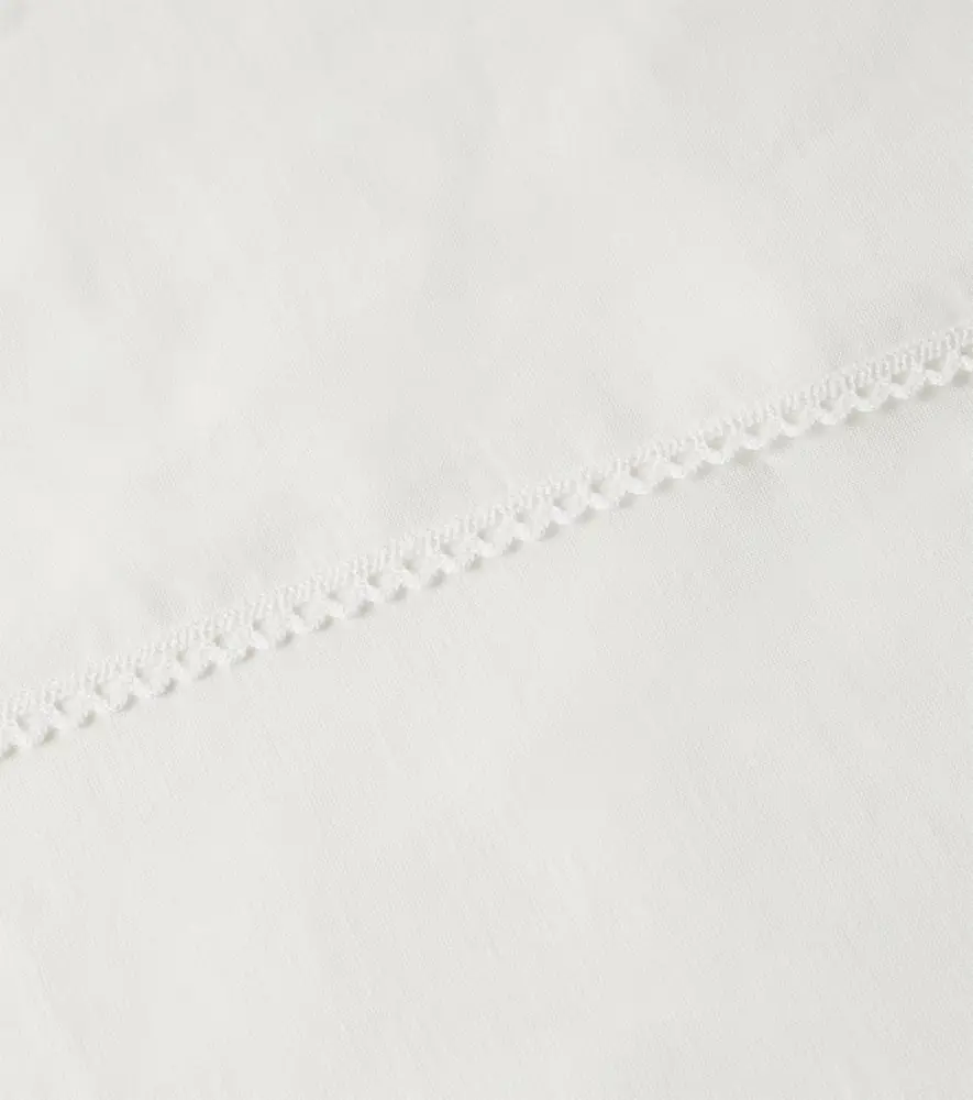 Once Milano Lace-trimmed linen tablecloth | Thumbnail 2