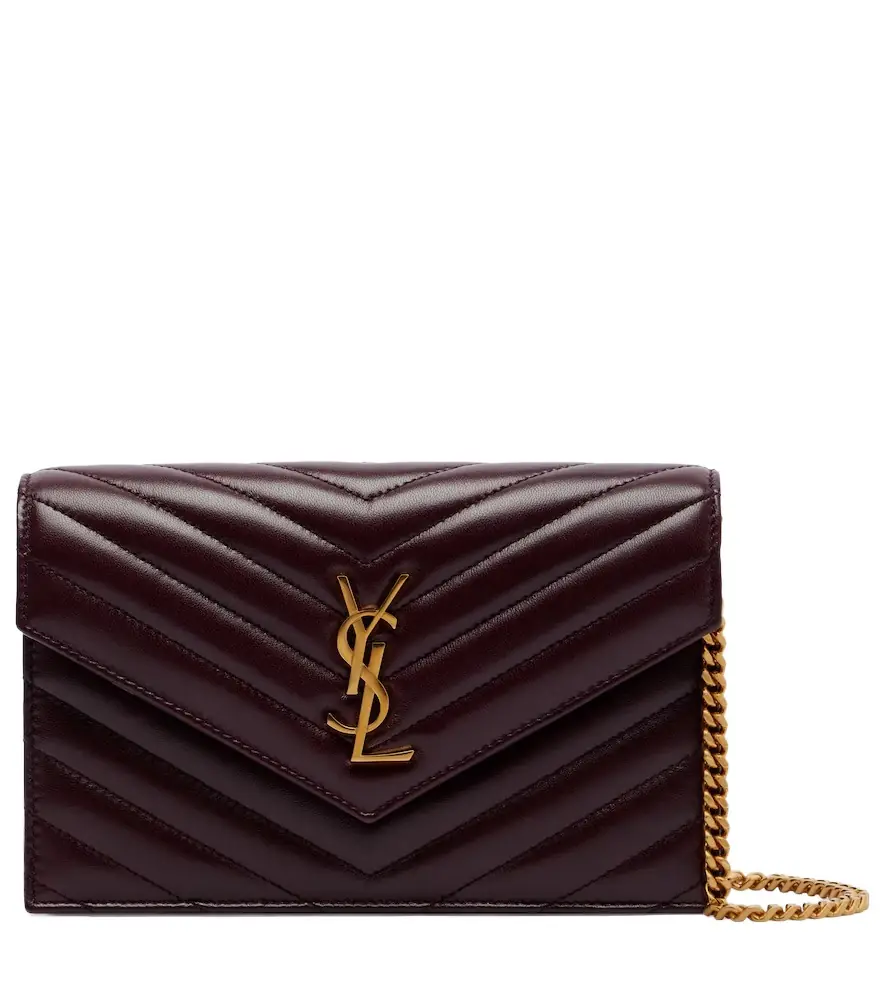 Saint Laurent Cassandre Envelope leather wallet on chain | Image 1 Saint Laurent Cassandre Envelope leather wallet on chain | Image 1