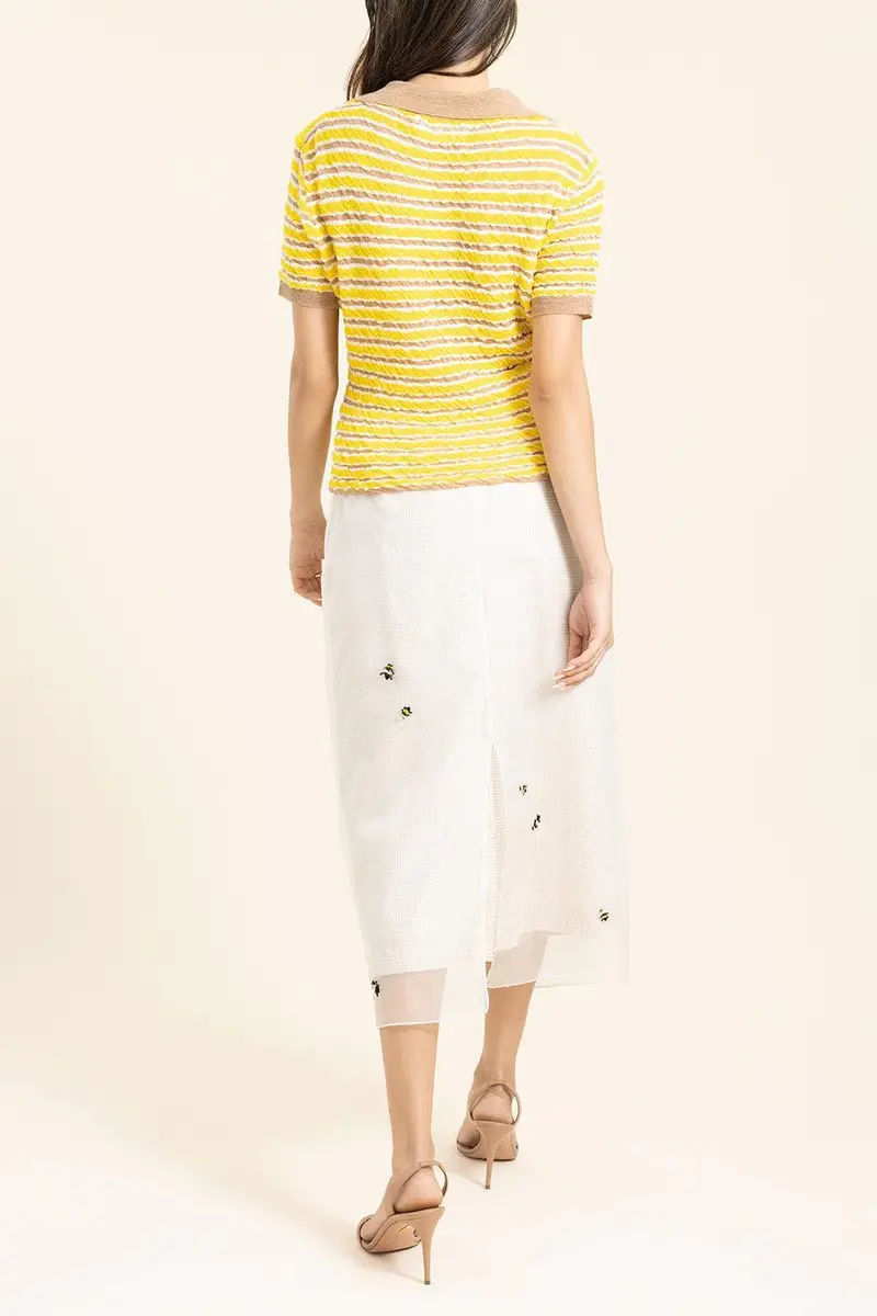 BERNADETTE Ophelia Pullover - Yellow Stripe | Thumbnail 4