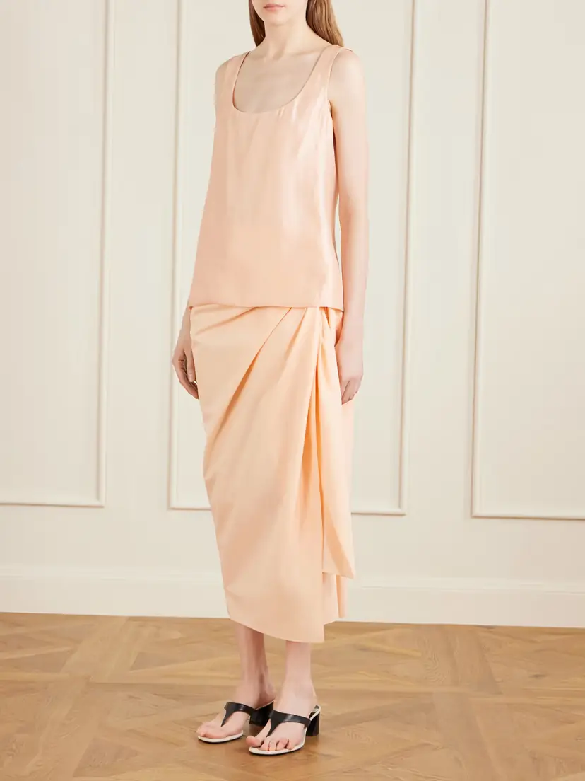 Khaite Parker Satin-twill Tank | Thumbnail 2 Khaite Parker Satin-twill Tank | Thumbnail 2