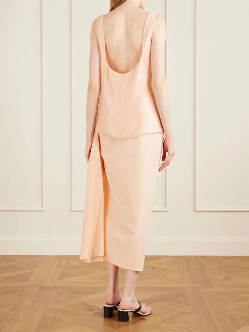 Khaite Parker Satin-twill Tank | Thumbnail 3 Khaite Parker Satin-twill Tank | Thumbnail 3
