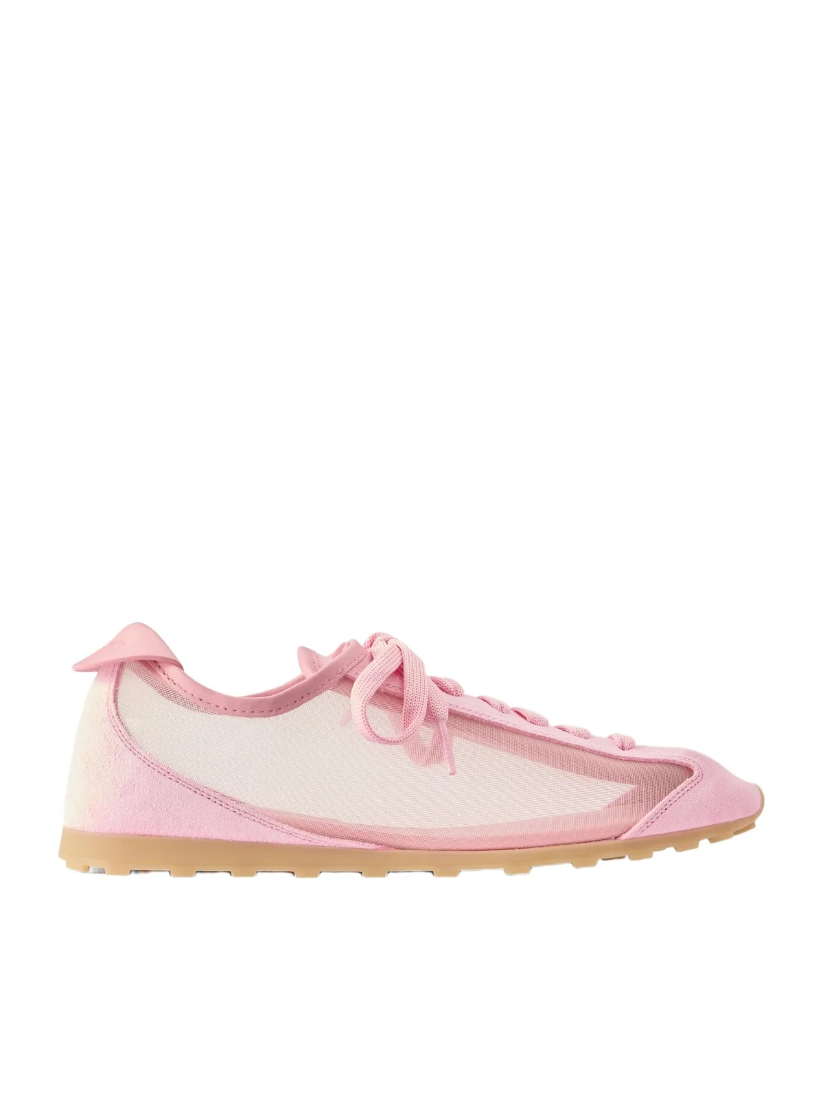 Les Tennis Suede And Leather Trimmed Mesh Sneakers Les Tennis Suede And Leather Trimmed Mesh Sneakers