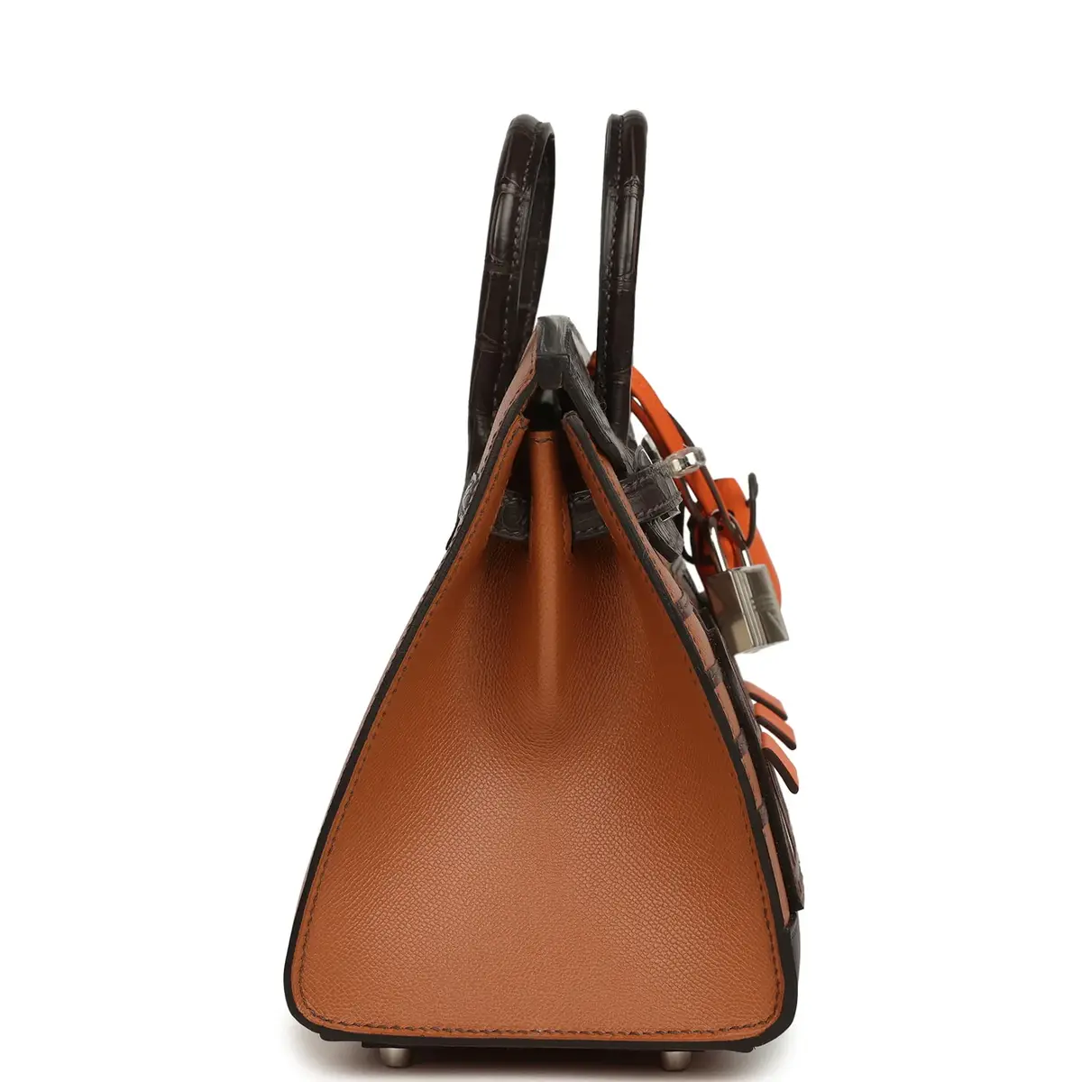 HERMÈS Hermes "Day" Faubourg Birkin Sellier 20 Ebene Matte Alligator Palladium Hardware | Thumbnail 3 HERMÈS Hermes "Day" Faubourg Birkin Sellier 20 Ebene Matte Alligator Palladium Hardware | Thumbnail 3